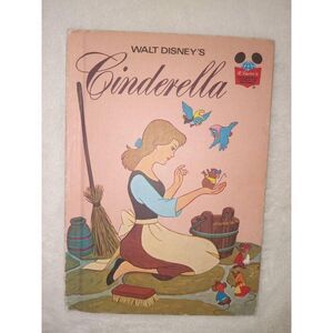 1974 Vintage Walt Disney's Cinderella Book